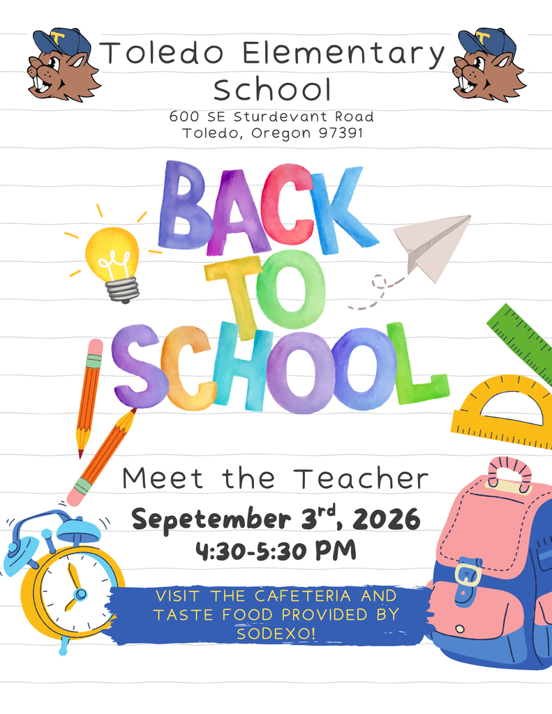 Back to School Night/Meet the Teacher event.  Please mark your calendars for Thursday, September 3, 2026, from 4:30 to 5:30 p.m.