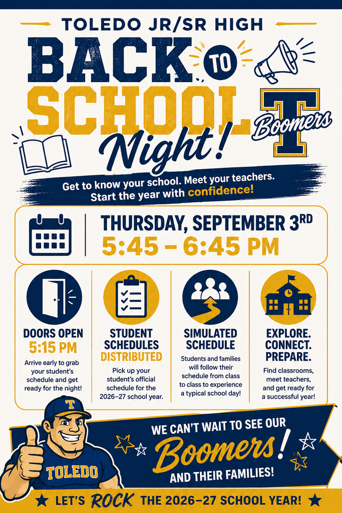 Toledo Jr/Sr High Back to School Night 