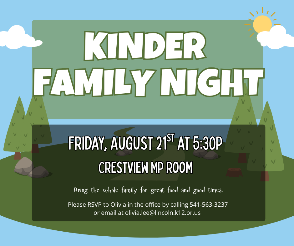 Kinder Family Night