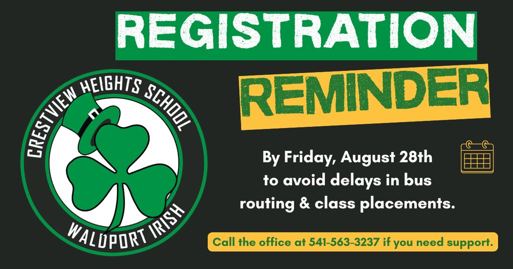 Registration Reminder