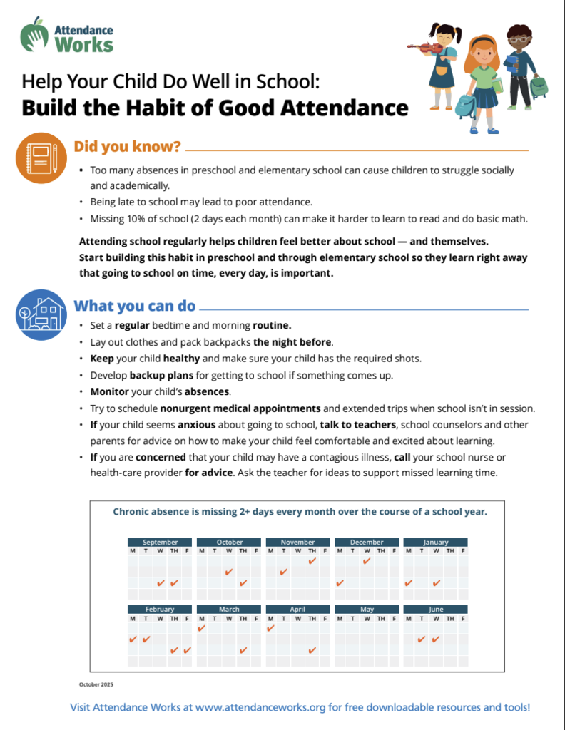 Attendance Works Flyer English