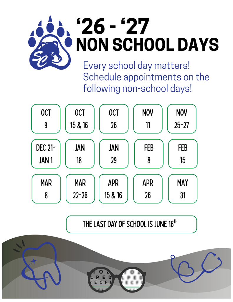 26-27 Non School Days