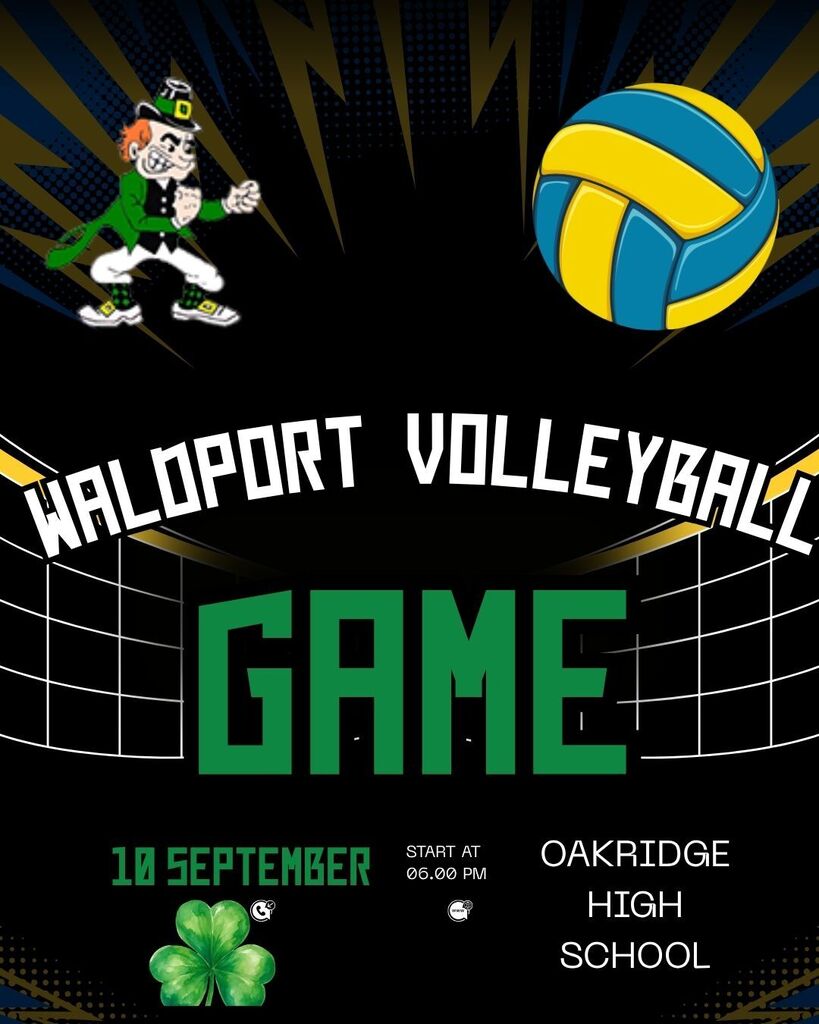 Game day announcement for Volleyball game