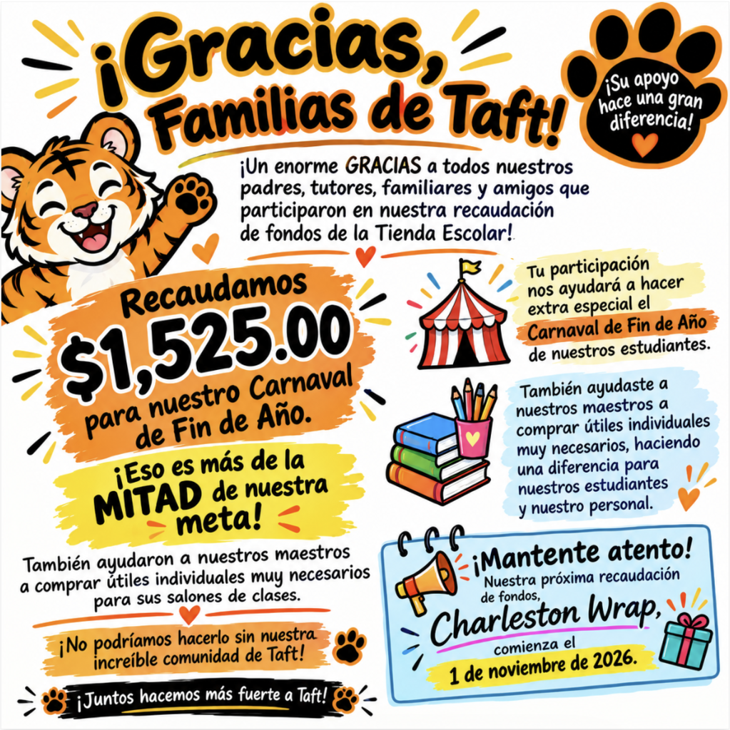 Fundraiser Thank you Spanish