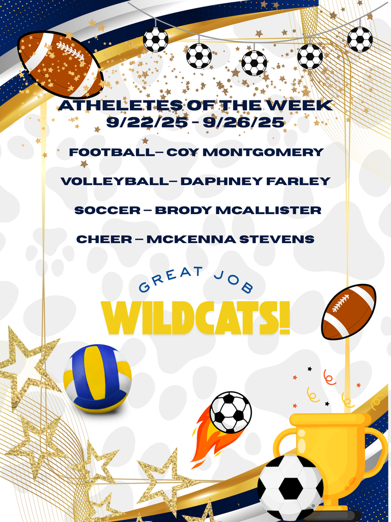 Athletes of the week 9/22-9/26