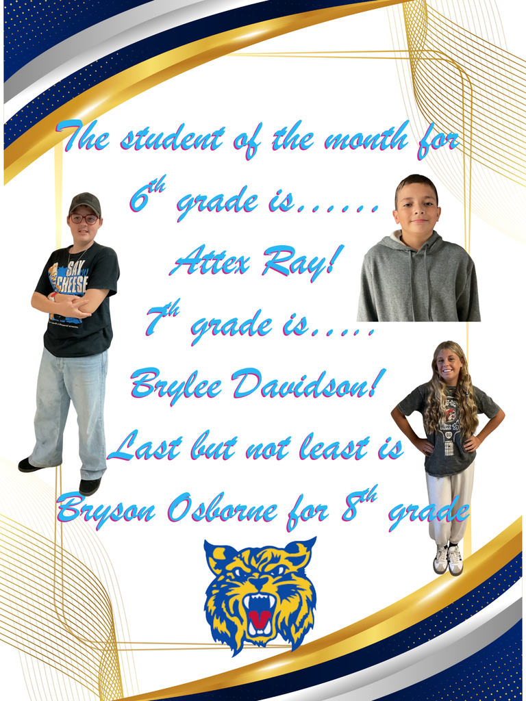 September students of the month...