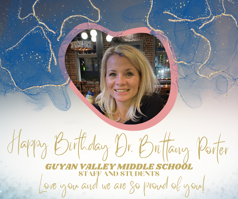 Happy Birthday Dr. Porter!