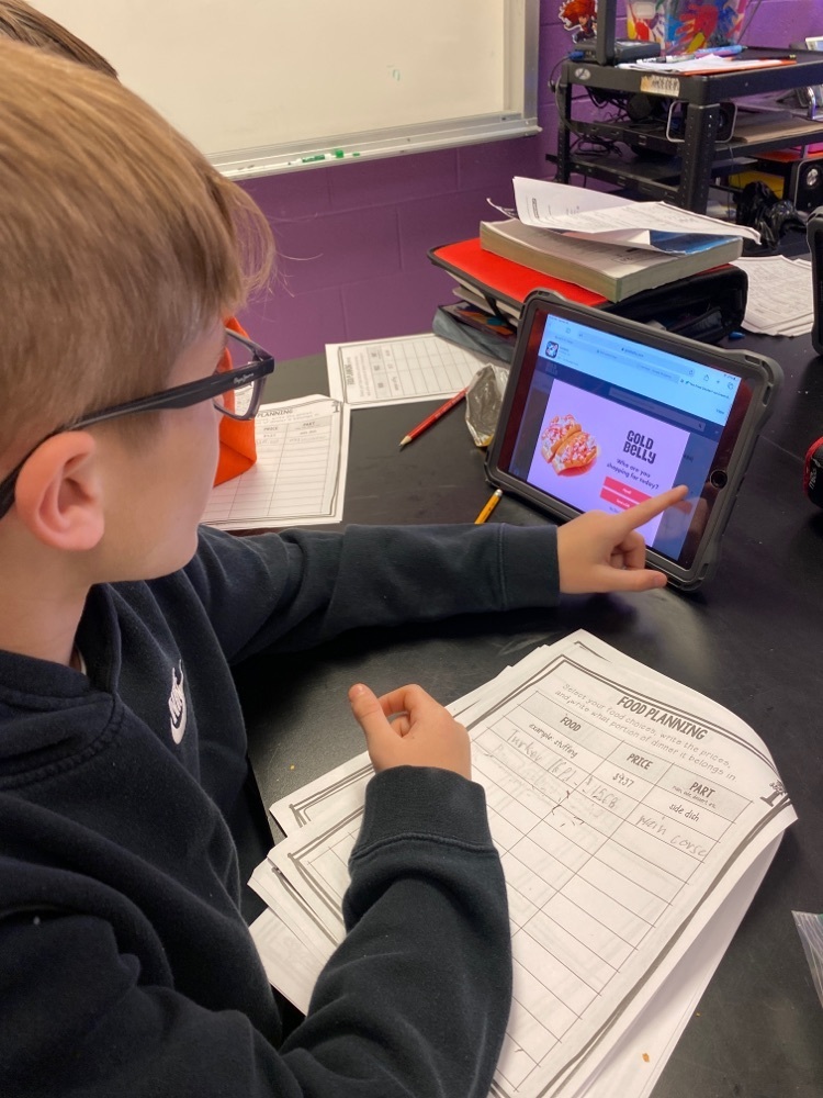 5th grade student, Kayson. 