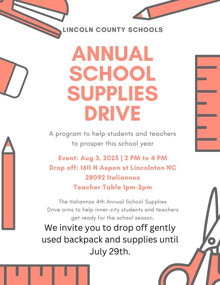 school supplies drive
