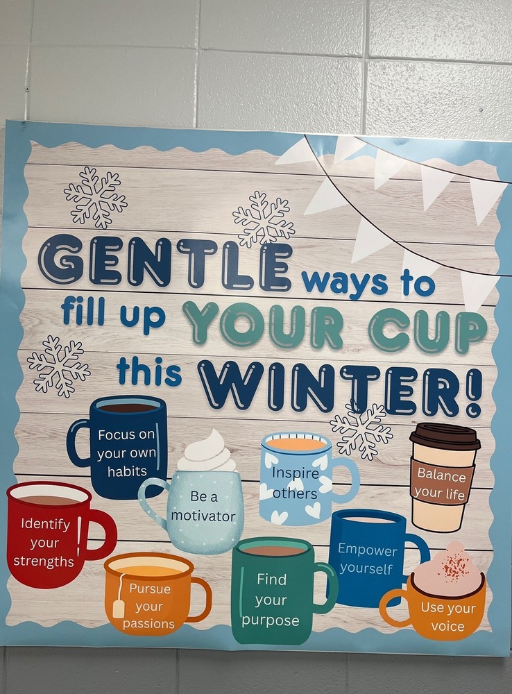 Gentle ways to fill up your cup....mental health ideas