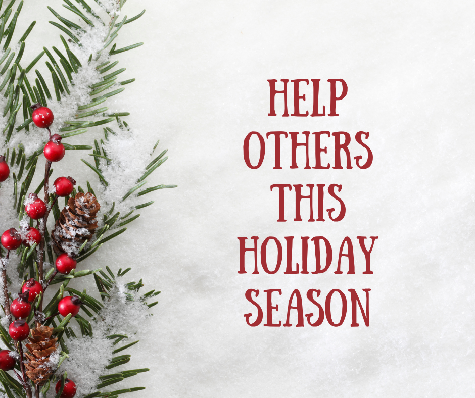 Help others this holiday season