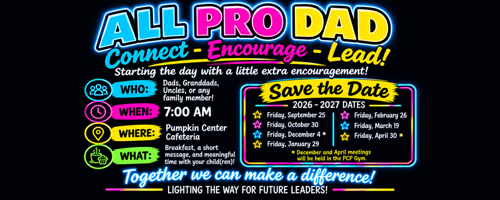 Upcoming All Pro Dad Dates