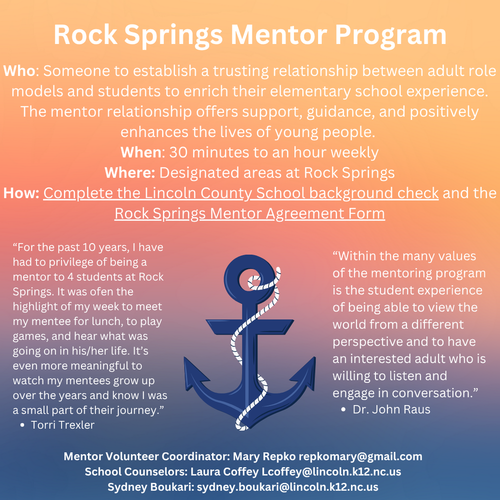 Mentor Program Flyer