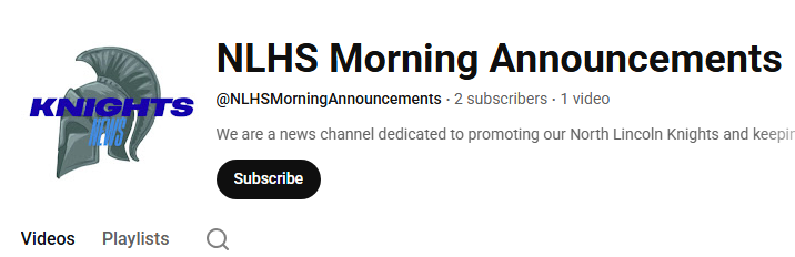 NLHS Morning Announcements