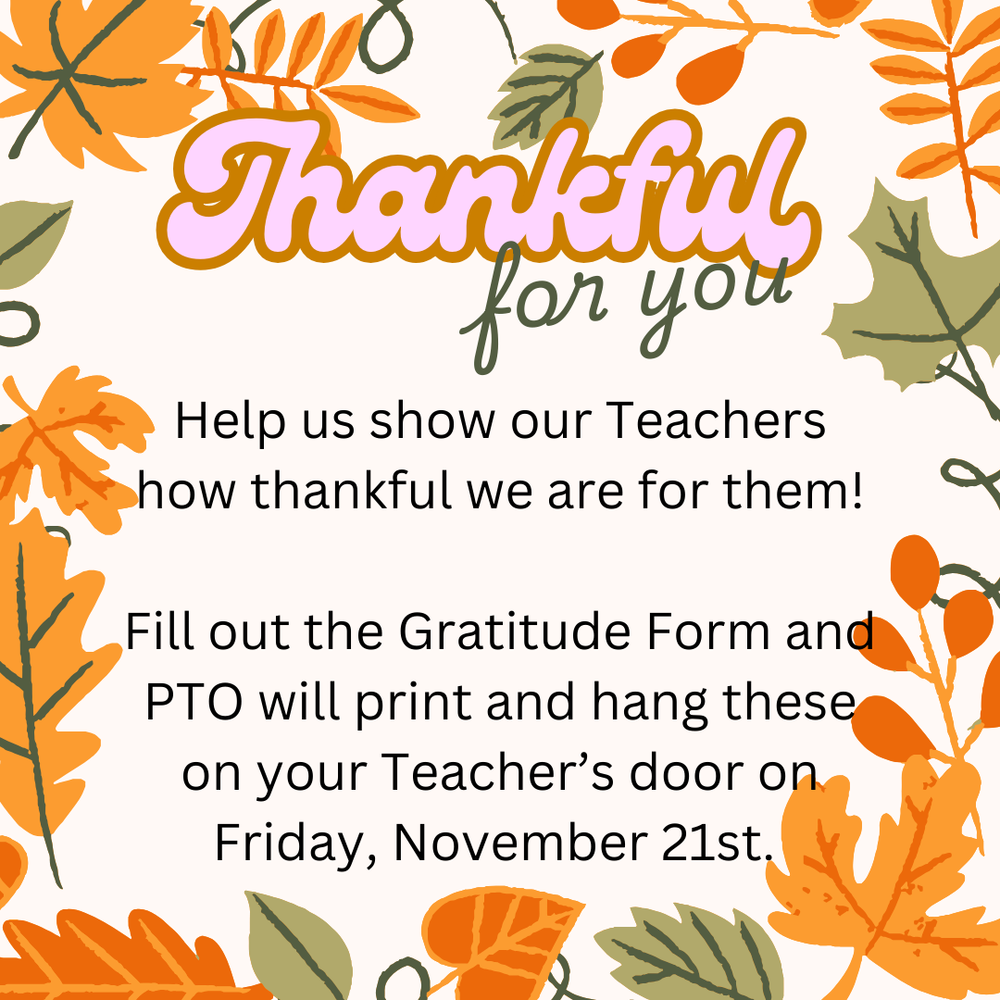 Thankful for You!