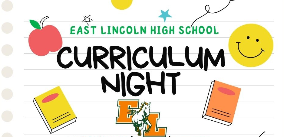 Curriculum Night on February 4, 2026 from 5:45 PM to 7:30 PM in the New Gym. 