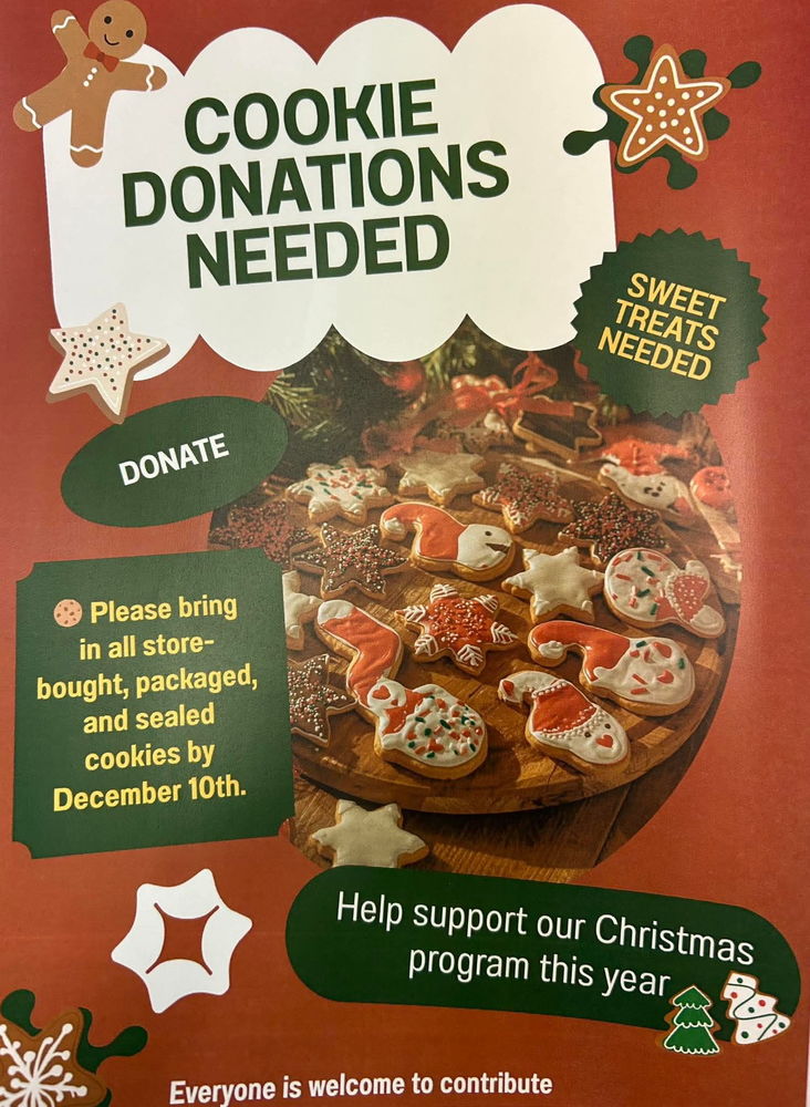 Cookie Donations Needed