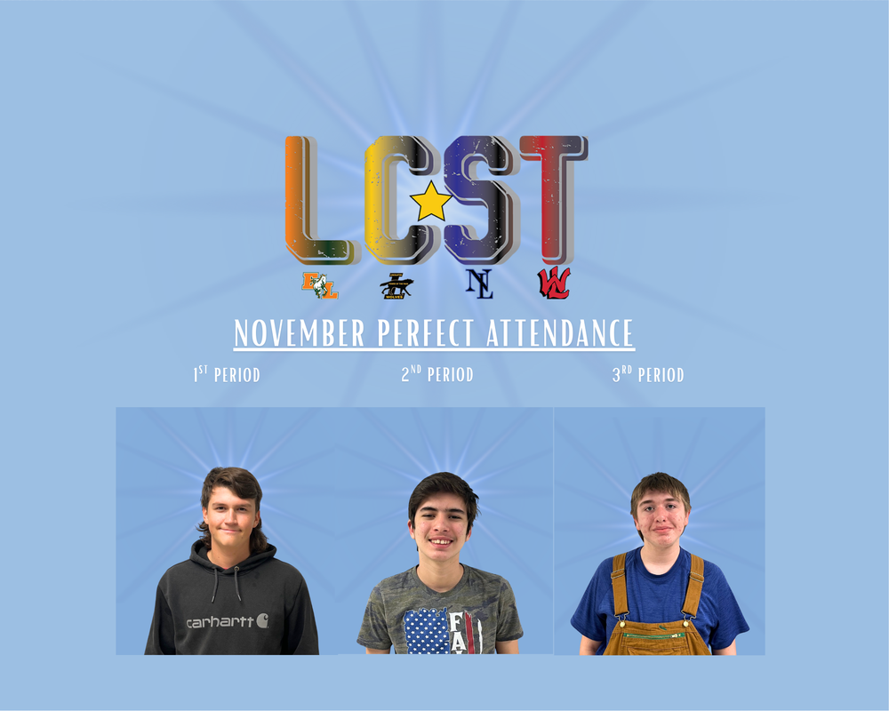 Perfect Attendance students for November