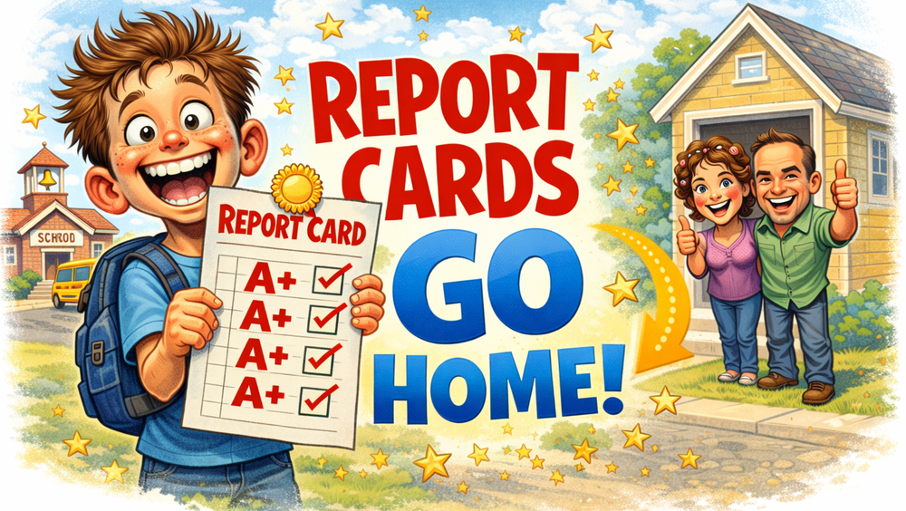 Report Cards Sent Home