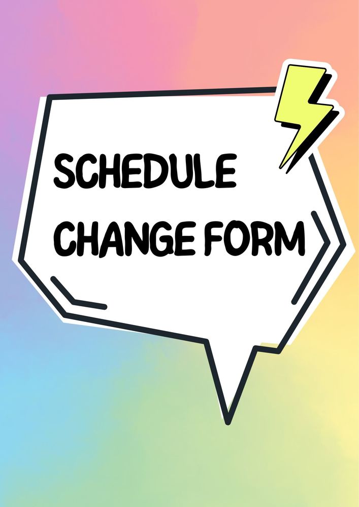schedule change