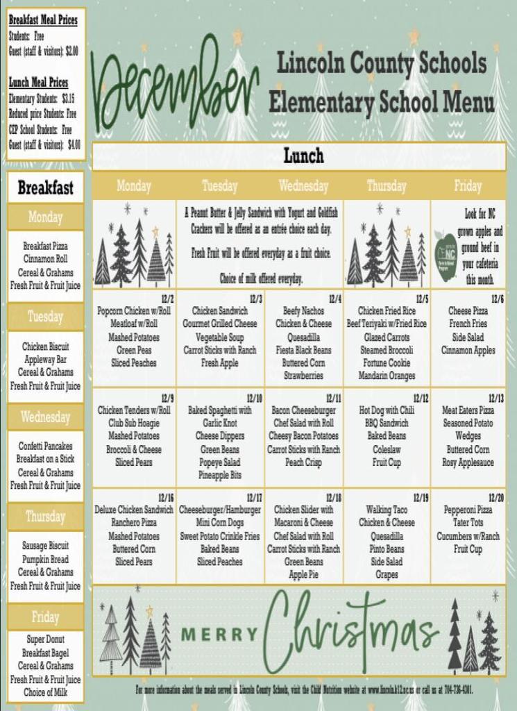 Lunch Menu