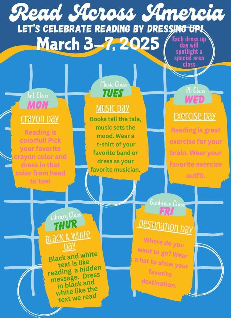 Read Across America Week March 3-7