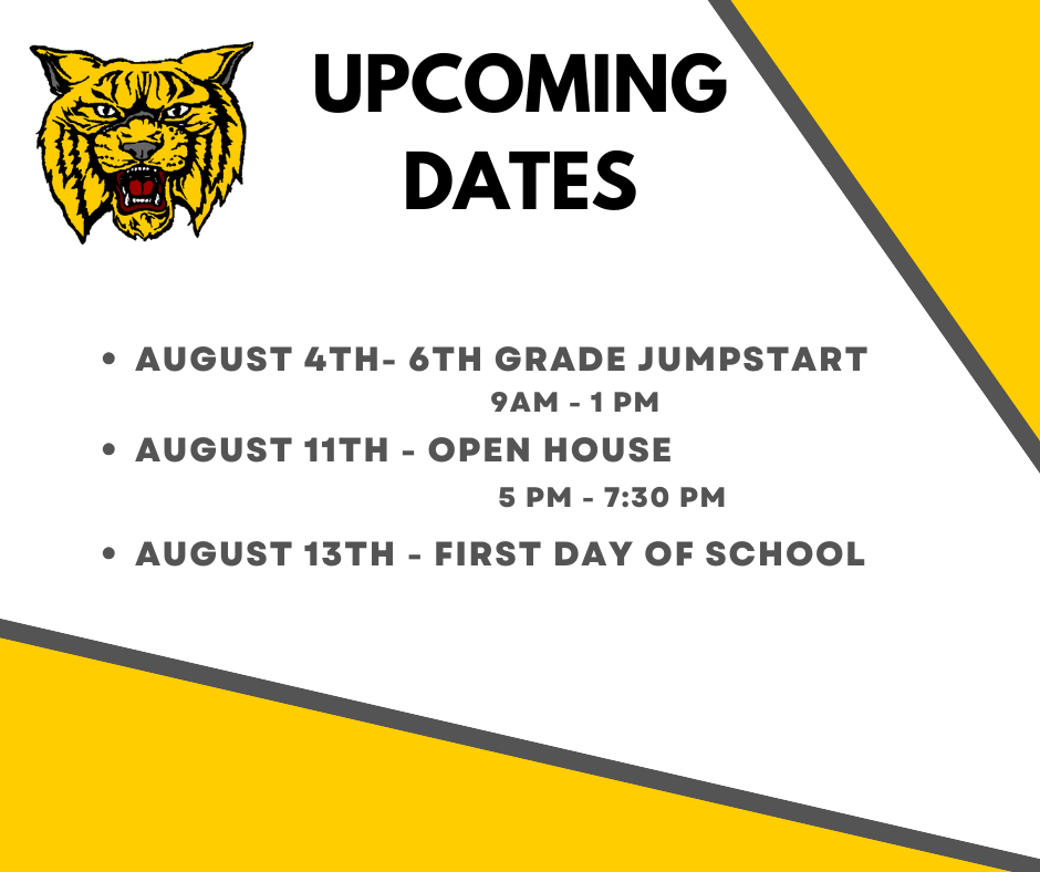 Upcoming Dates