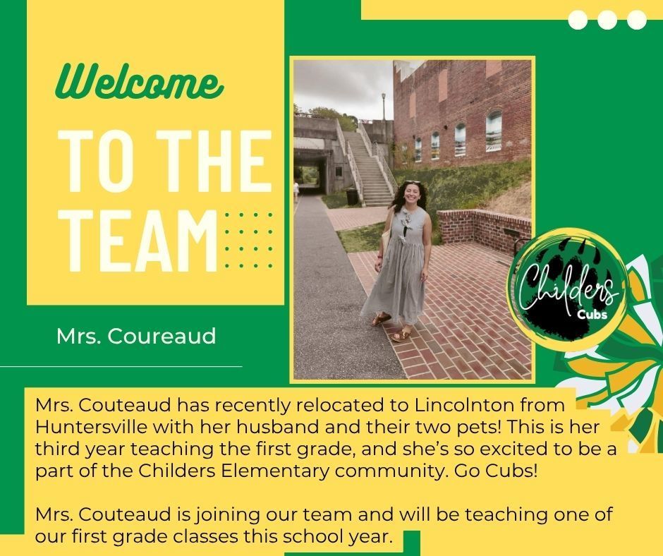 Mrs. Gabby Couteaud - First Grade Teacher