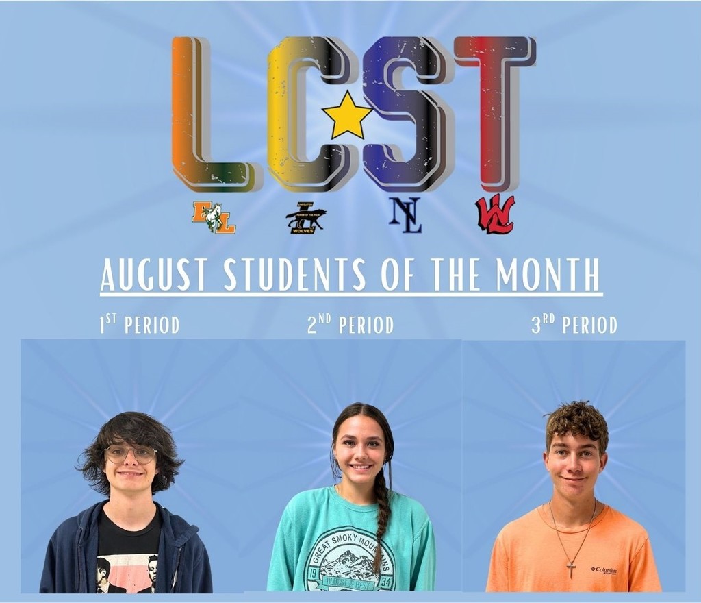 August Students of the Month