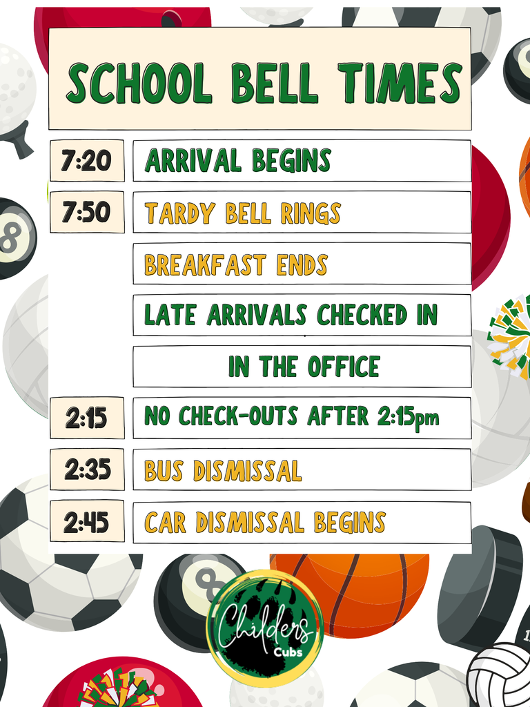 Bell Schedule 25-26