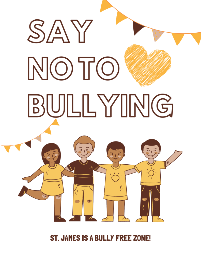 Brown illustration Stop Bullying Flyer