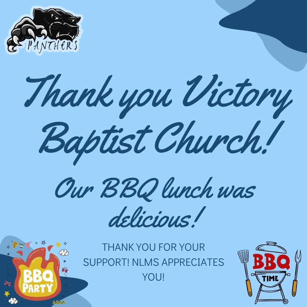 Thank you Victory Baptist Church for our delicious BBQ lunch.