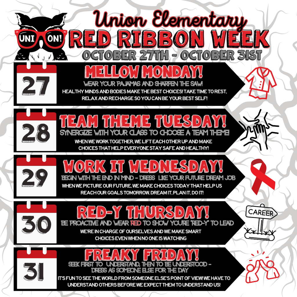 Red Ribbon Week!
