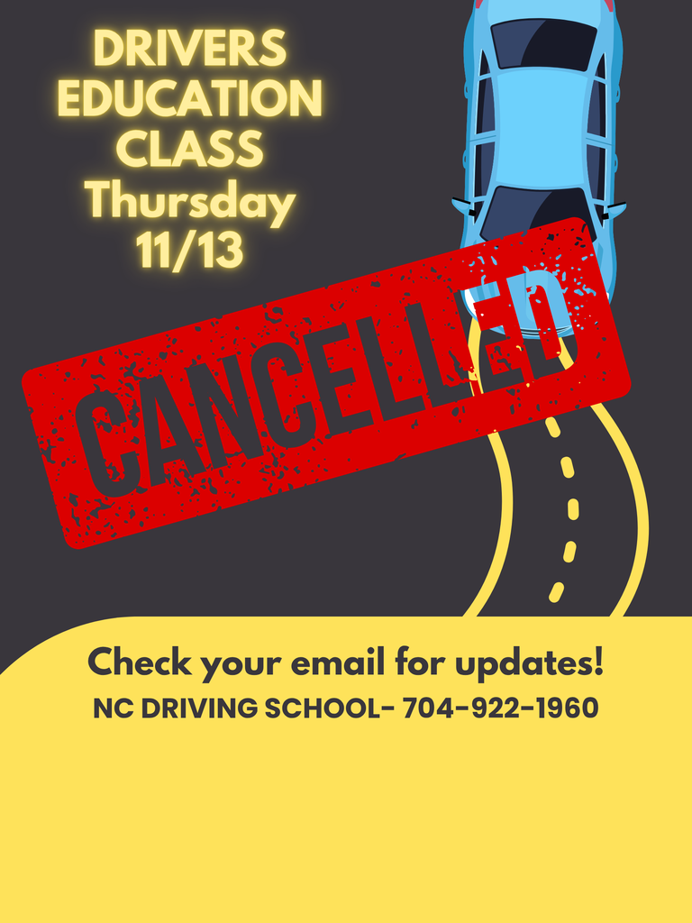 Drivers ed class cancelled