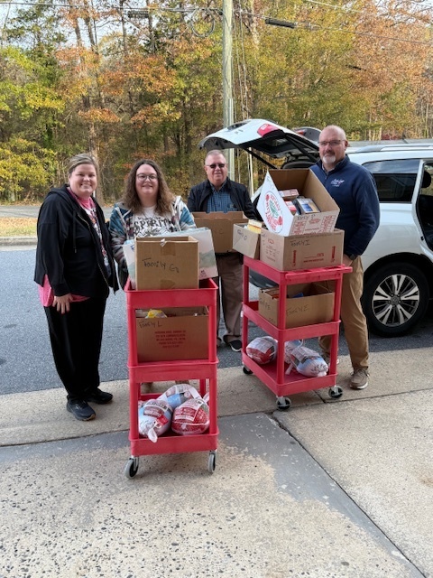 McKendree Methodist delivering holiday food boxes.