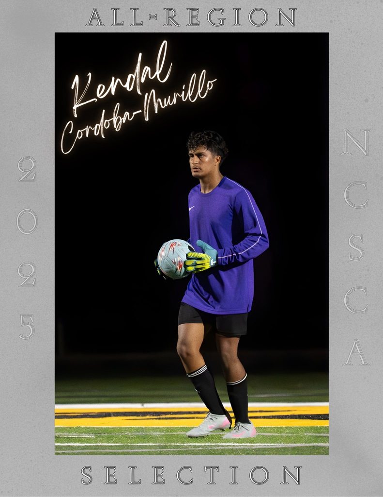 Kendal Cordoba-Murillo, All Region Selection NCSCA 2025