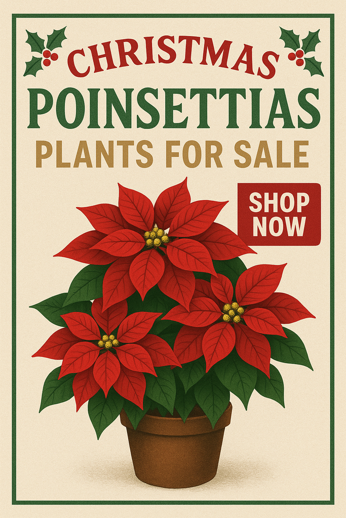 Christmas Poinsettias for Sale