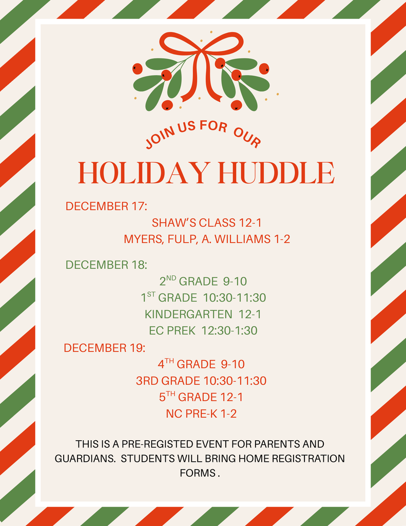 2nd Annual Holiday Huddle