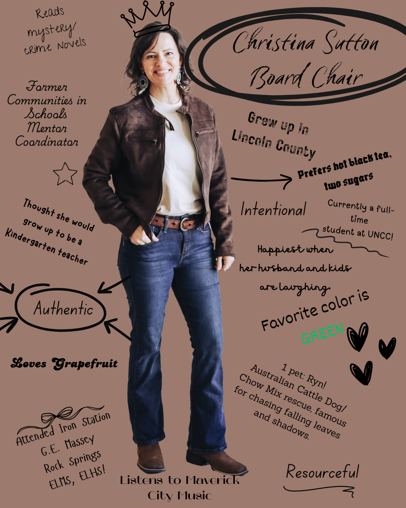 💙 Meet Christina Sutton 💙 School Board Appreciation Month Meet Christina Sutton, Board Chair of the Lincoln County Board of Education. A proud Lincoln County native, Christina leads with intention, authenticity, and a deep commitment to the students, staff, and families of our community. Christina serves as the Communities In Schools Mentor Coordinator, bringing a relationship-centered lens to her leadership and a strong belief in the power of connection. She once thought she’d grow up to be a kindergarten teacher—a calling that still shines through in her passion for schools and student success. Known for being resourceful and thoughtful, Christina values meaningful moments most—especially when her husband and kids are laughing together. Outside of work, she enjoys mystery and crime novels, Maverick City Music, grapefruit, and a good cup of hot black tea with two sugars. She’s also a proud pet parent to her Australian Cattle Dog rescue, Ryn. We are grateful for Christina’s steady leadership, her heart for Lincoln County, and her dedication to serving as Board Chair with purpose and care. Thank you, Christina, for all you do for Lincoln County Schools. #SchoolBoardAppreciationMonth #MeetOurBoard #BoardChair #ThankYouSchoolBoard #WeAreLINCOLN