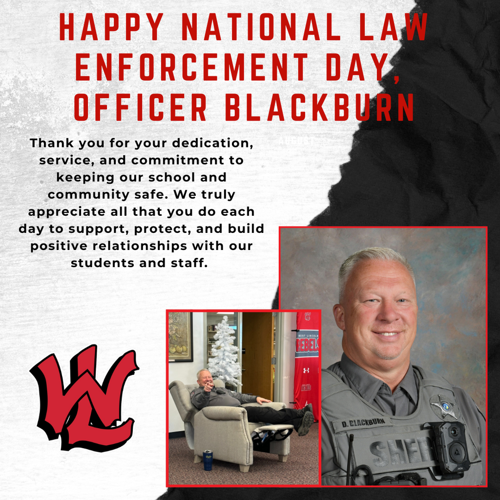 Happy National Law Enforecment Day, Officer Blackburn