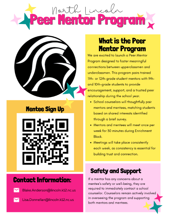 North Lincoln Mentor Peer Program