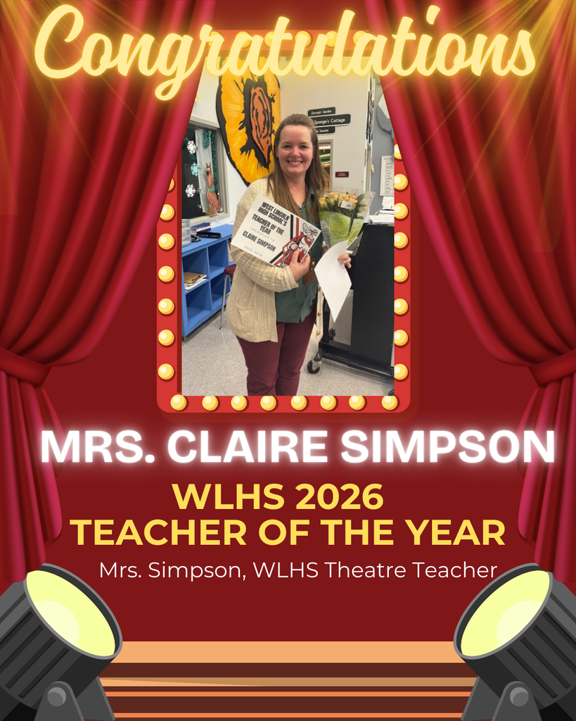 WLHS Teacher of the Year, Mrs. Simpson