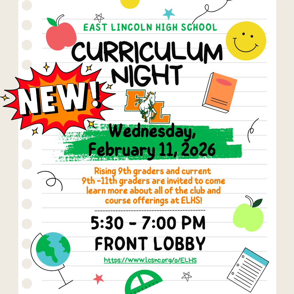 Curriculum Night Rescheduled for Wednesday, February 11 from 5:30 PM to 7:00 PM in the Front Lobby.