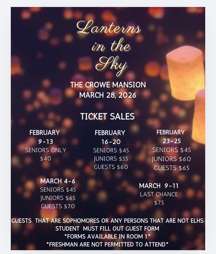 Prom ticket sales!