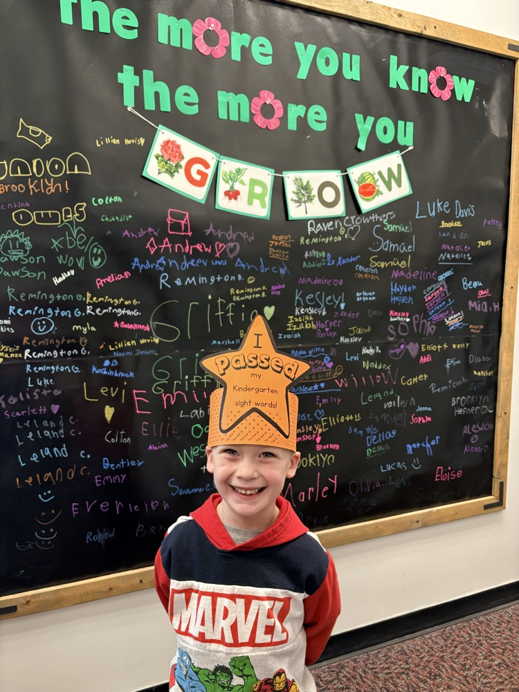 🌟 These kindergartners have been crushing their sight word goals! We are so proud of their hard work and progress! 📚✨