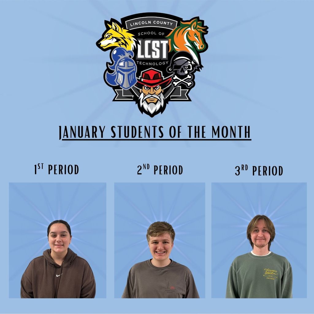 LCST Students of the Month for January