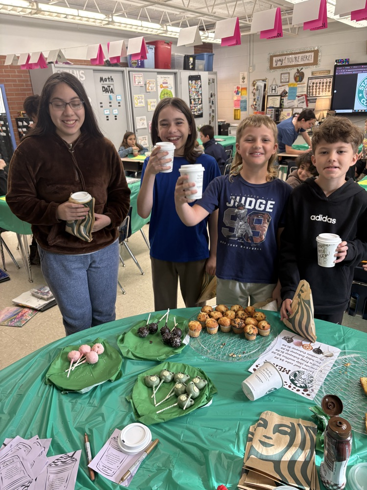  a Starbucks treat after completing math work