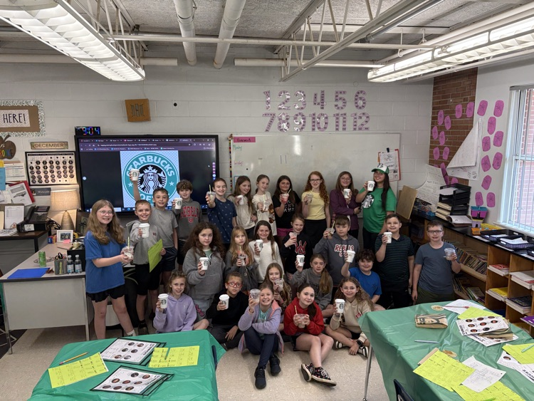  a Starbucks treat after completing math work