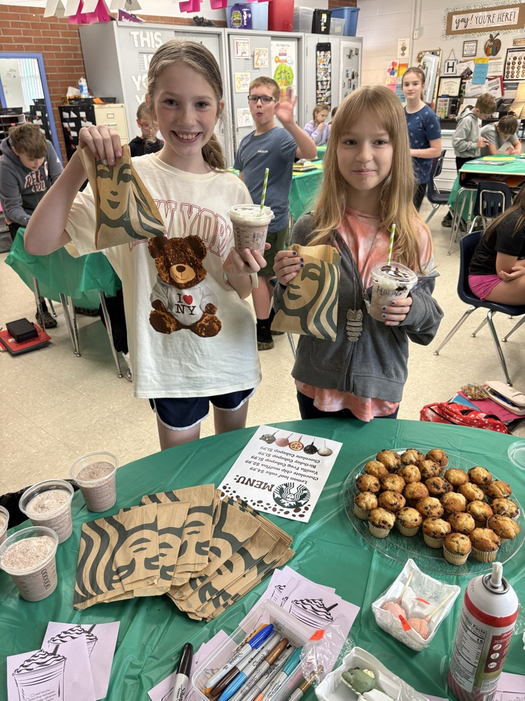  a Starbucks treat after completing math work