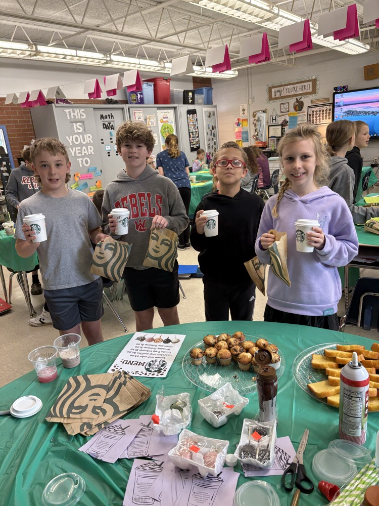  a Starbucks treat after completing math work